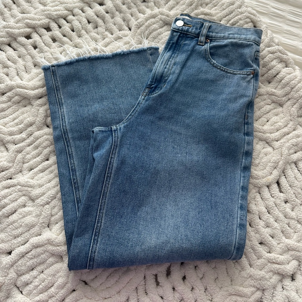 PacSun jeans wide leg crop